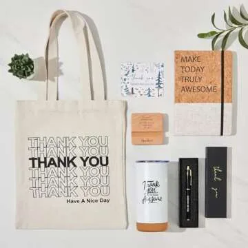 APRBOX Thank You Gifts for Women with Thank You Cards Employee Appreciation Gifts for Men Office Gif...