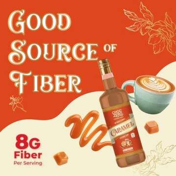 ChocZero Caramel Syrup: Low Calorie Keto Flavoring