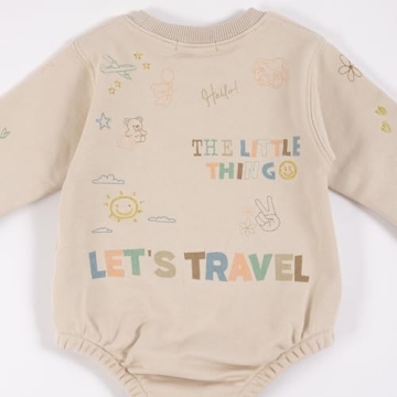 LELALO Travel Buddy Infant Romper - Cozy & Cute