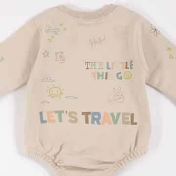 LELALO Travel Buddy Infant Romper - Cozy & Cute