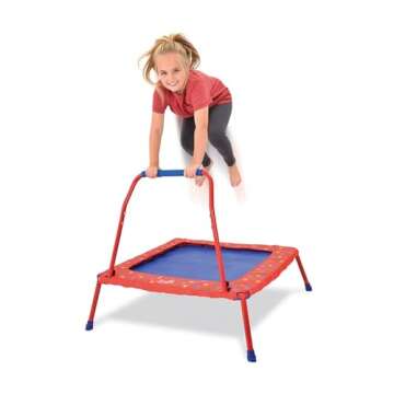 Galt Toys, Folding Trampoline, Indoor/Outdoor Easy Storage Kids Trampoline, Ages 3 Years Plus