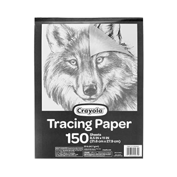 Crayola Tracing Paper Pack 150 Sheets for Creative Art