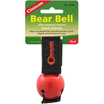 Coghlan's Bear Bell with Magnetic Silencer - Safe Hiking Companion