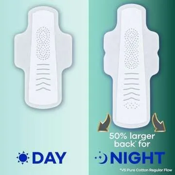 Always Pure Cotton Flexfoam Pads for Ultimate Comfort