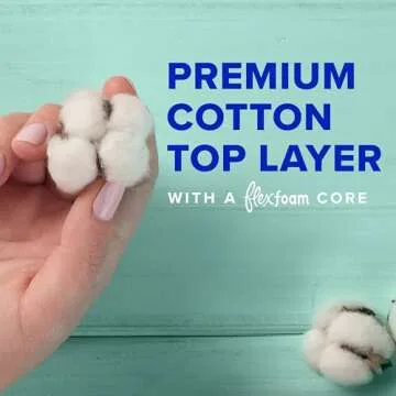 Always Pure Cotton Flexfoam Pads for Ultimate Comfort