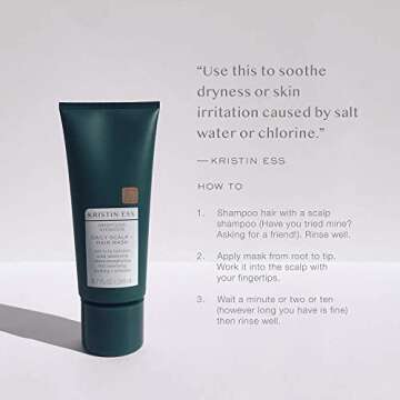 Kristin Ess Hair Weightless Hydration Daily Scalp + Hair Mask - Soothes Scalp, Hydrates Hair, Rebala...