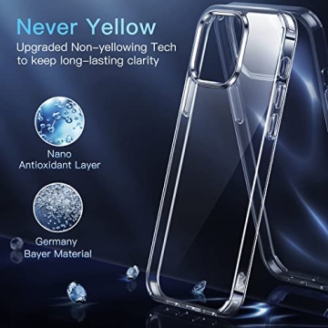 CASEKOO Crystal Clear Protection for iPhone 13 Pro Max