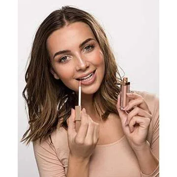 Sara Happ Nude Slip Luxe Gloss - High-Impact Shine & Long-Lasting Wear, Nourish, Hydrate, and Heal Your Lips, 0.21 fl. oz.