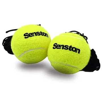 Senston Tennis Ball with String Tennis Trainer Tennis Training Ball - 2 Pack
