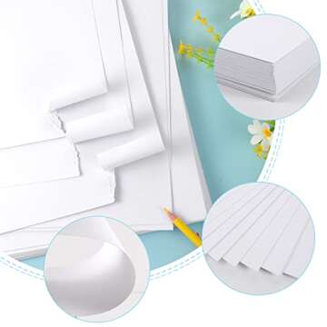 Premium 250gsm White Cardstock for Crafting and Printing