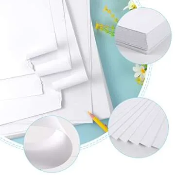 Premium 250gsm White Cardstock for Crafting and Printing