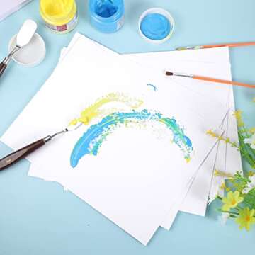 Premium 250gsm White Cardstock for Crafting and Printing