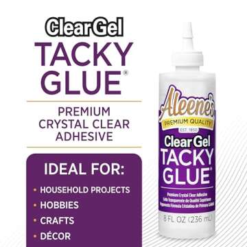 Aleene's Clear Gel Tacky Glue - 3 Pack, Versatile Adhesive