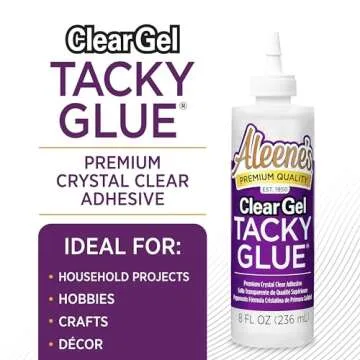 Aleene's Clear Gel Tacky Glue - 3 Pack, Versatile Adhesive