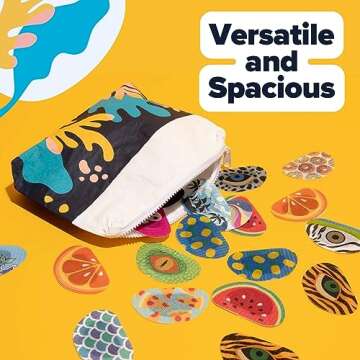 See Worthy Travel Tote Bag with Splash Pouch - Perfect for Toiletries, Seamless Travel, Beach, and More - Ideal for Carrying Toiletries and Essentials - Versatile Convenient Organizer