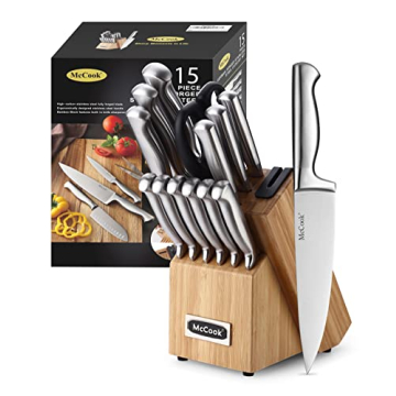 McCook® Premium Knife Sets with Built-In Sharpener