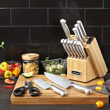 McCook® Premium Knife Sets with Built-In Sharpener