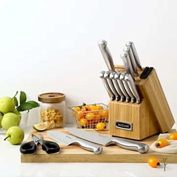 McCook® Premium Knife Sets with Built-In Sharpener