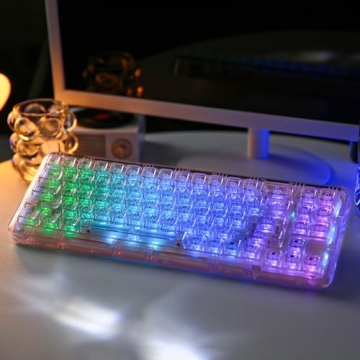 YUNZII X71 Transparent Mechanical Gaming Keyboard