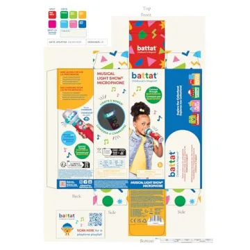 Battat Karaoke Mic for Kids - Light & Voice Changing Fun