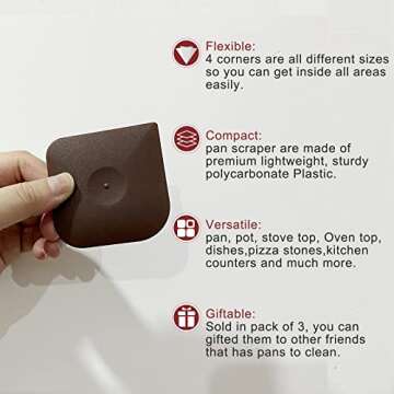 Pan Scraper Tool Set - Versatile Kitchen Cleaning Solutions