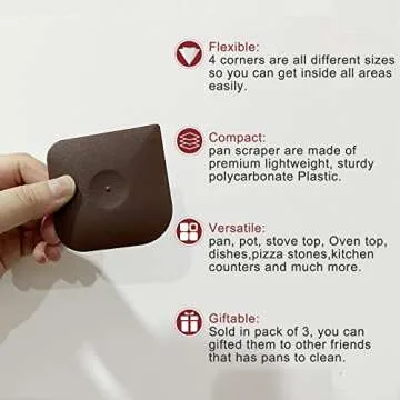 Pan Scraper Tool Set - Versatile Kitchen Cleaning Solutions