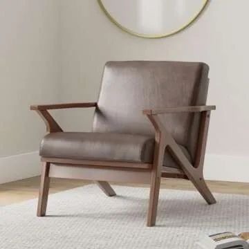 Omax Decor Zola Mid Century Modern Accent Chair Arm Chair: The Perfect Reading, Living Room, and Bed...