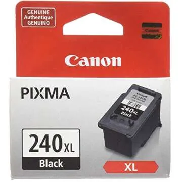Genuine Canon PG-240XL High Capacity Black Ink Cartridge (5206B001) + CL-241 Color Ink Cartridge (52...