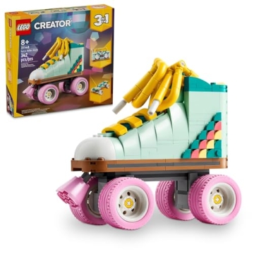 LEGO Creator 3 in 1 Retro Roller Skate Kit for Kids