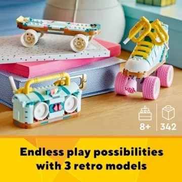 LEGO Creator 3 in 1 Retro Roller Skate Kit for Kids
