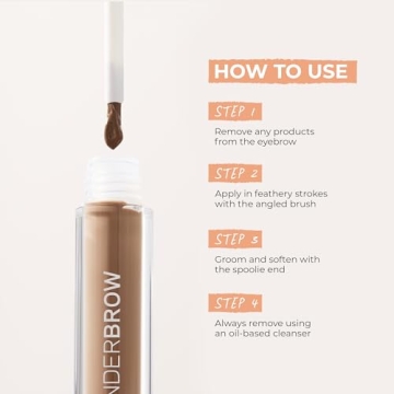 WUNDERBROW Waterproof Eyebrow Gel - Vegan & Cruelty-Free