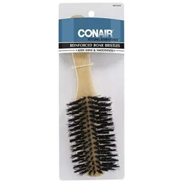 Conair Styling Essentials Hair Brush, Reinforced Boar