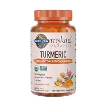 Garden of Life Organics Extra Strength Turmeric Inflammatory Response 120 Tablets-100Mg Curcumin (95% Curcuminoids) Black Pepper, Probiotics, Organic Non-GMO Vegan Gluten Free Herbal Supplement