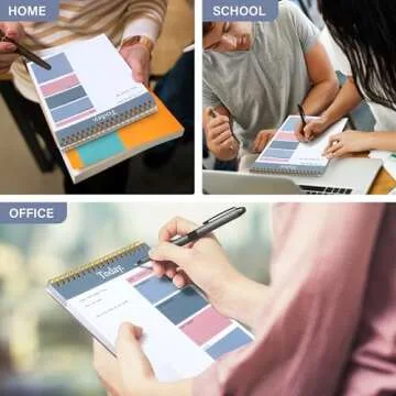 To Do List Notepad - Daily Planner Notepad Undated 52 Sheets, 6.5" x 9.8" Planning Pad Checklist Productivity Note Pad for Work and Personal Organized