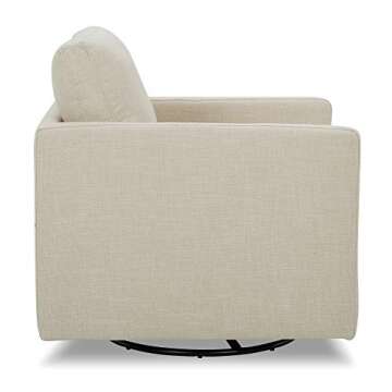 CHITA Swivel Accent Chair, Club Arm Chair, Oversized Chair for Living Room, Fully Assembled, Linen