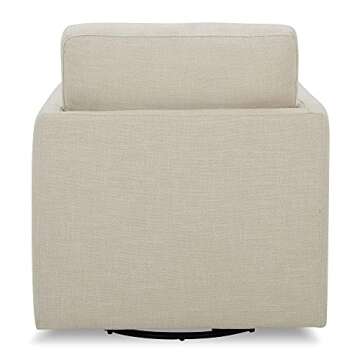CHITA Swivel Accent Chair, Club Arm Chair, Oversized Chair for Living Room, Fully Assembled, Linen