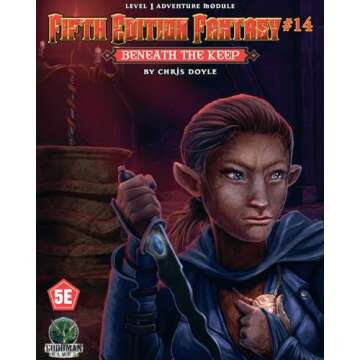 Goodman Games, Inc. Fifth Edition Fantasy #14: Beneath The Keep (5th Ed. D&D Adventure), Rpg