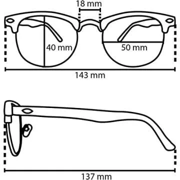 Goson Vintage Eyeglasses Stylish Retro UV400 Protection