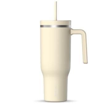 Hydrapeak Voyager 40 Oz Stainless Steel Tumbler with Handle, Insulated Water Bottle With Straw & Lid...