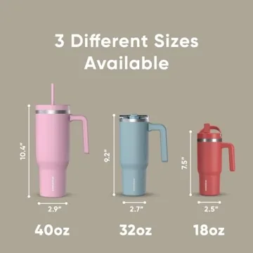Hydrapeak Voyager 40 Oz Insulated Tumbler with Straw
