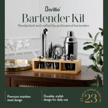 Barillio Black Bartender Kit for Perfect Cocktails