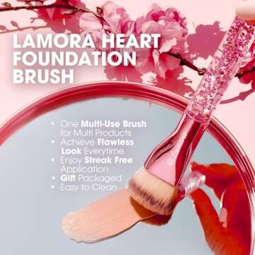 Blending Liquid Makeup Foundation Brush - Kabuki Contour Brush, Face Buffing Brush With Pro Quality Synthetic Dense Bristles For Stippling Mineral Cream, Powder, Blush