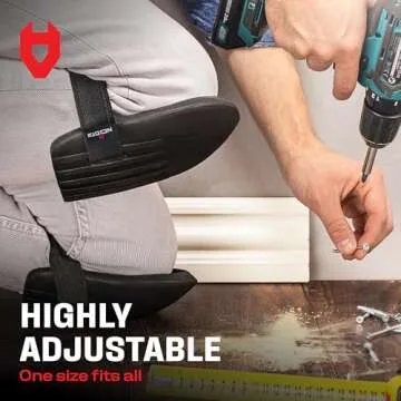 NoCry Gardening Knee Pads for Women and Men - Lightweight Waterproof Foam Knee Pads, and Easy Fit Knee Pads for Gardening with Adjustable Hook'n'Loop Straps - Perfect Womens Knee Pads for Work