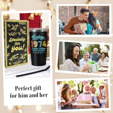 50th Birthday Tumbler Gift Back in 1974 for Women