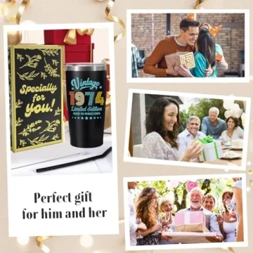 50th Birthday Tumbler Gift Back in 1974 for Women