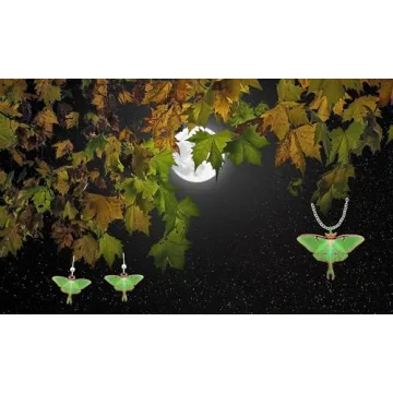 d'ears Luna Moth Earrings - Handmade Sterling Silver Beauty
