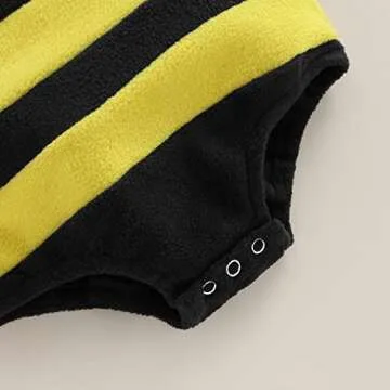 Adorable Baby Bee Halloween Costume with Hat, 18-24 Months