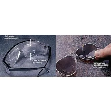 Hydrotac OPTX 20/20 Bifocal Stick-On Lenses - +2.50