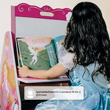 Delta Children Activity Center with Easel Desk & Organizer