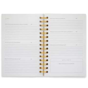 Promptly Journals, My Gratitude Journal: A Year of Thankfulness (Dusty Rose Pink, Linen) | Daily Gratitude Journal | Self-Care Journal | Mental Health Journal